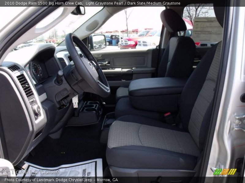 Light Graystone Pearl / Dark Slate/Medium Graystone 2010 Dodge Ram 1500 Big Horn Crew Cab