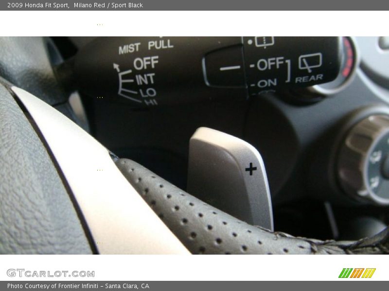 Milano Red / Sport Black 2009 Honda Fit Sport