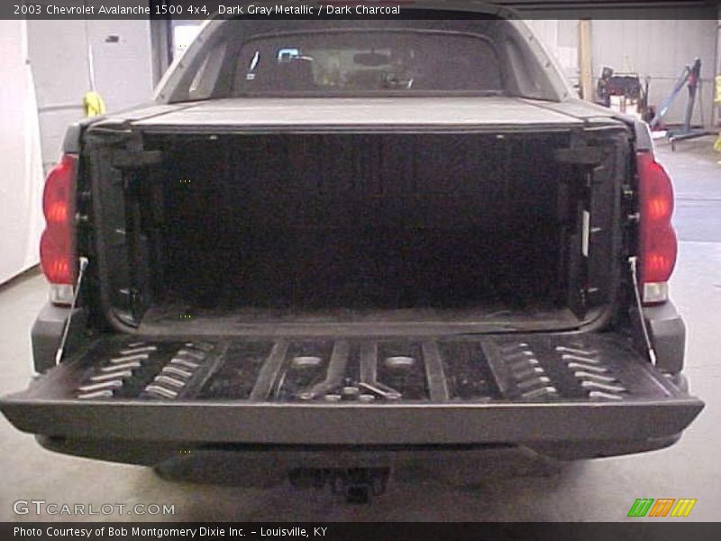 Dark Gray Metallic / Dark Charcoal 2003 Chevrolet Avalanche 1500 4x4