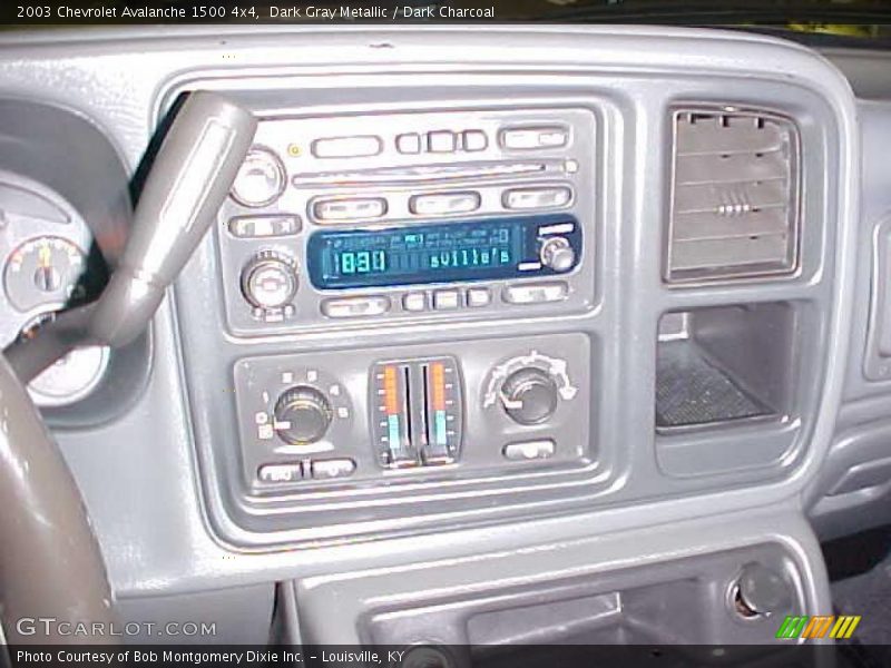 Dark Gray Metallic / Dark Charcoal 2003 Chevrolet Avalanche 1500 4x4