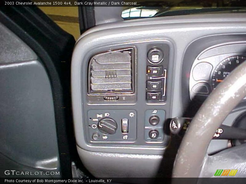 Dark Gray Metallic / Dark Charcoal 2003 Chevrolet Avalanche 1500 4x4