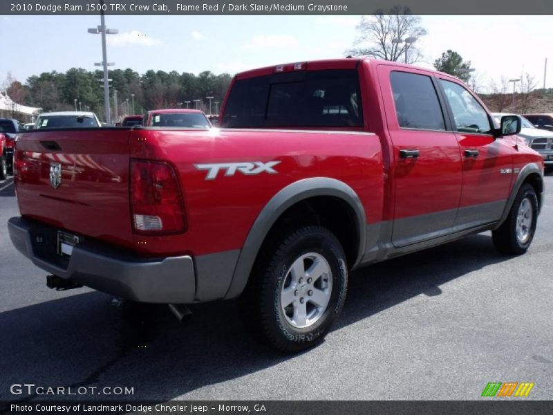 Flame Red / Dark Slate/Medium Graystone 2010 Dodge Ram 1500 TRX Crew Cab