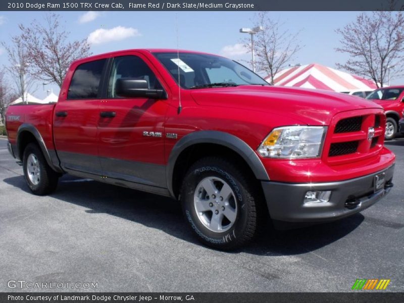 Flame Red / Dark Slate/Medium Graystone 2010 Dodge Ram 1500 TRX Crew Cab