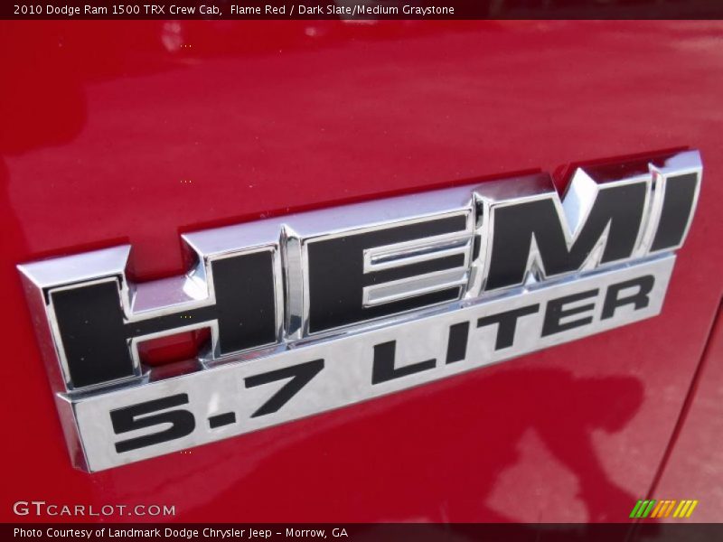 Flame Red / Dark Slate/Medium Graystone 2010 Dodge Ram 1500 TRX Crew Cab
