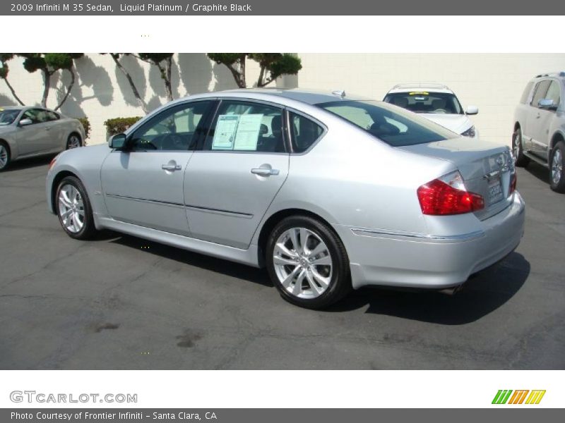 Liquid Platinum / Graphite Black 2009 Infiniti M 35 Sedan
