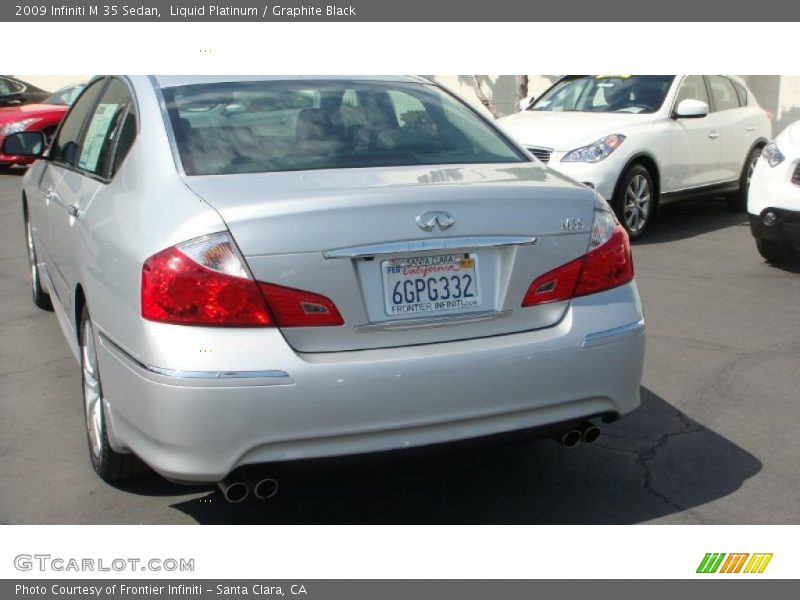 Liquid Platinum / Graphite Black 2009 Infiniti M 35 Sedan