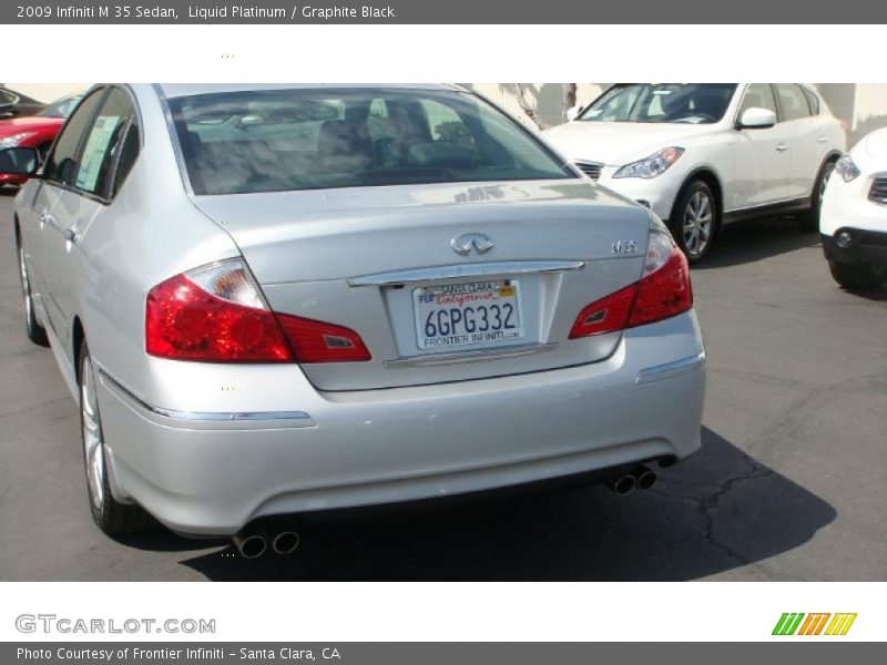 Liquid Platinum / Graphite Black 2009 Infiniti M 35 Sedan