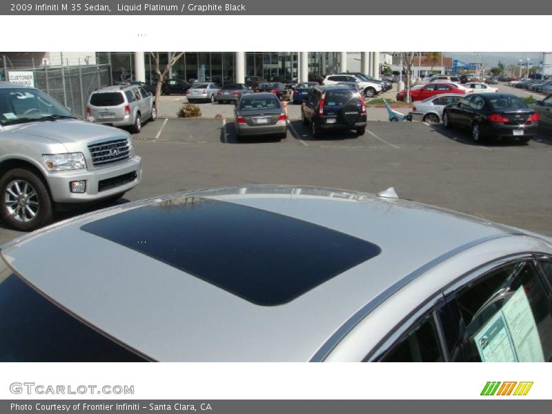 Liquid Platinum / Graphite Black 2009 Infiniti M 35 Sedan