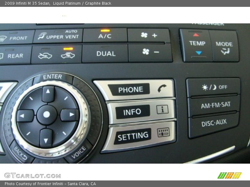 Liquid Platinum / Graphite Black 2009 Infiniti M 35 Sedan