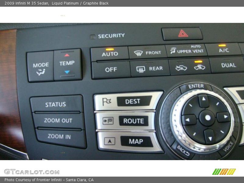 Liquid Platinum / Graphite Black 2009 Infiniti M 35 Sedan