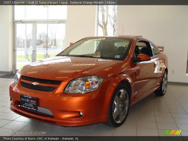Sunburst Orange Metallic / Ebony 2007 Chevrolet Cobalt SS Supercharged Coupe