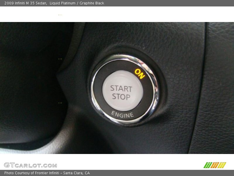 Liquid Platinum / Graphite Black 2009 Infiniti M 35 Sedan
