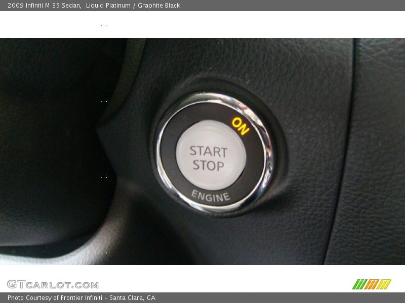 Liquid Platinum / Graphite Black 2009 Infiniti M 35 Sedan