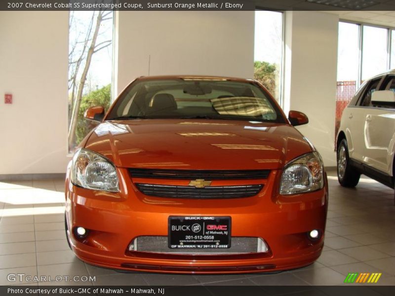Sunburst Orange Metallic / Ebony 2007 Chevrolet Cobalt SS Supercharged Coupe