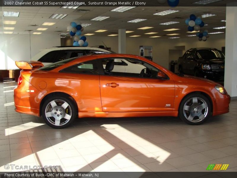 Sunburst Orange Metallic / Ebony 2007 Chevrolet Cobalt SS Supercharged Coupe