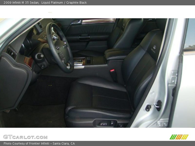 Liquid Platinum / Graphite Black 2009 Infiniti M 35 Sedan