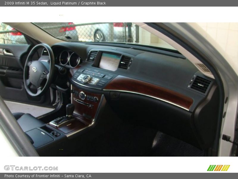 Liquid Platinum / Graphite Black 2009 Infiniti M 35 Sedan