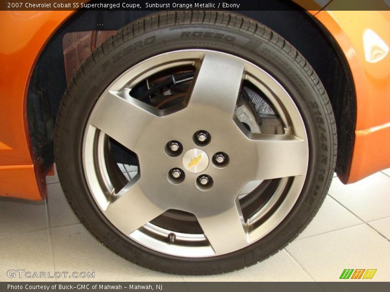Sunburst Orange Metallic / Ebony 2007 Chevrolet Cobalt SS Supercharged Coupe