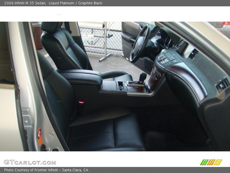 Liquid Platinum / Graphite Black 2009 Infiniti M 35 Sedan