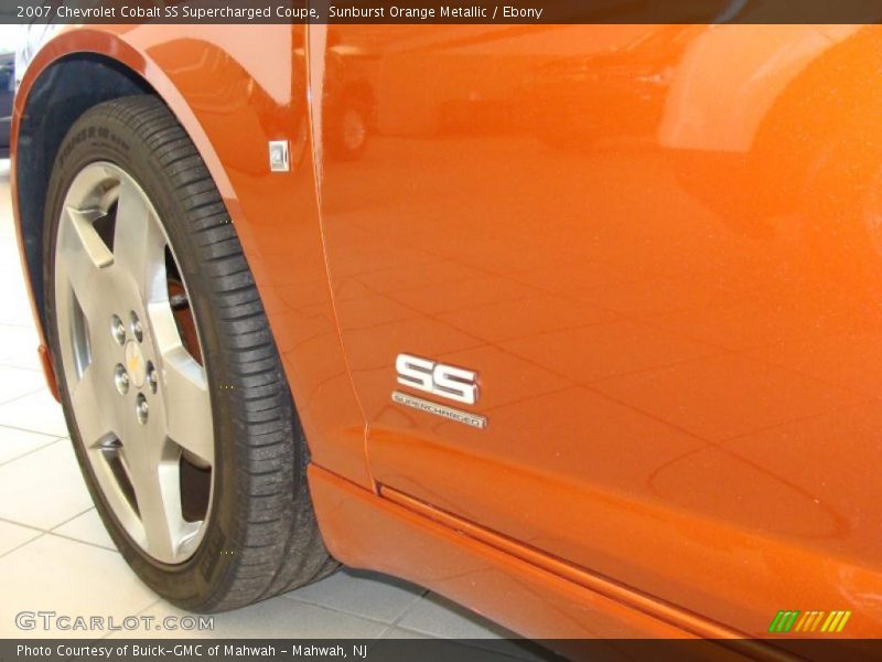 Sunburst Orange Metallic / Ebony 2007 Chevrolet Cobalt SS Supercharged Coupe
