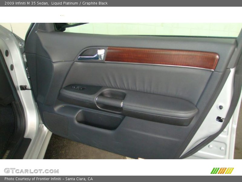 Liquid Platinum / Graphite Black 2009 Infiniti M 35 Sedan