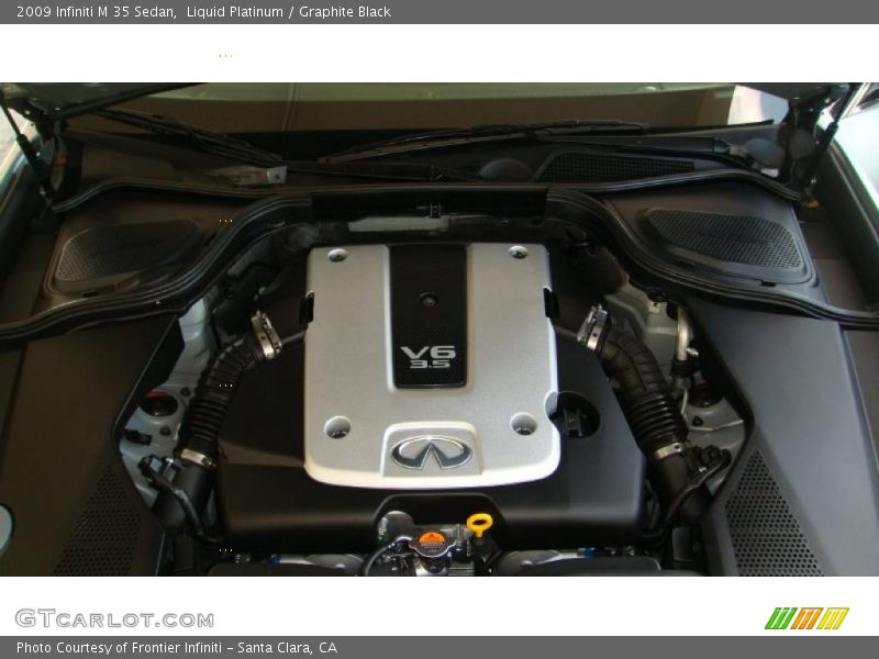 Liquid Platinum / Graphite Black 2009 Infiniti M 35 Sedan