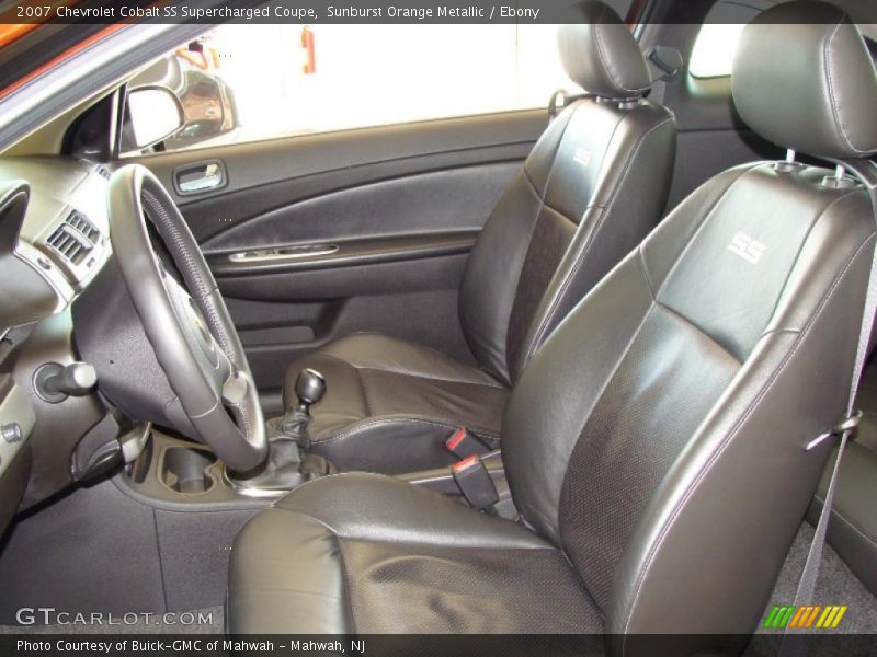Sunburst Orange Metallic / Ebony 2007 Chevrolet Cobalt SS Supercharged Coupe