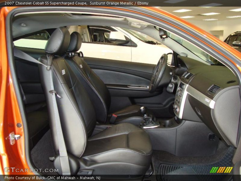 Sunburst Orange Metallic / Ebony 2007 Chevrolet Cobalt SS Supercharged Coupe