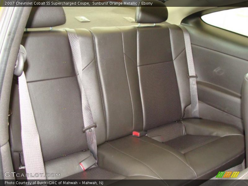 Sunburst Orange Metallic / Ebony 2007 Chevrolet Cobalt SS Supercharged Coupe