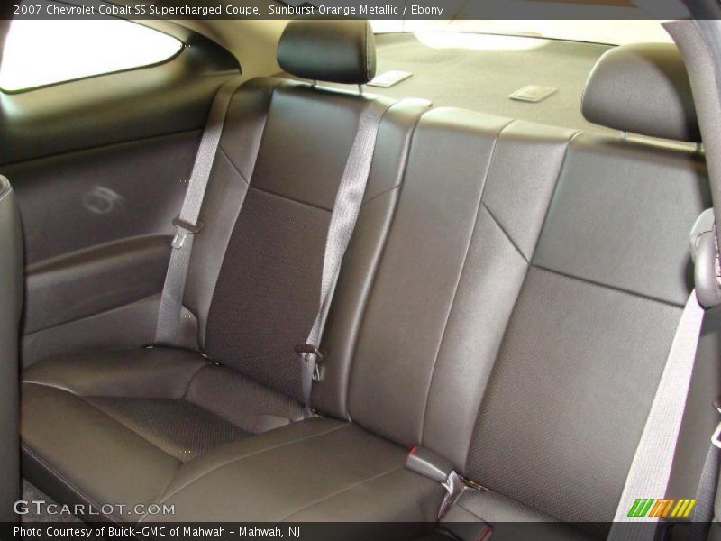 Sunburst Orange Metallic / Ebony 2007 Chevrolet Cobalt SS Supercharged Coupe