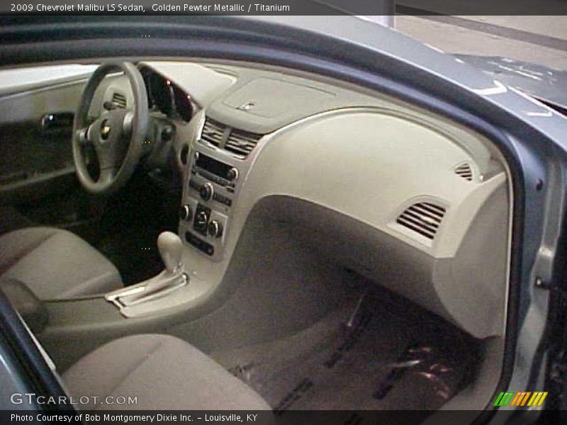 Golden Pewter Metallic / Titanium 2009 Chevrolet Malibu LS Sedan