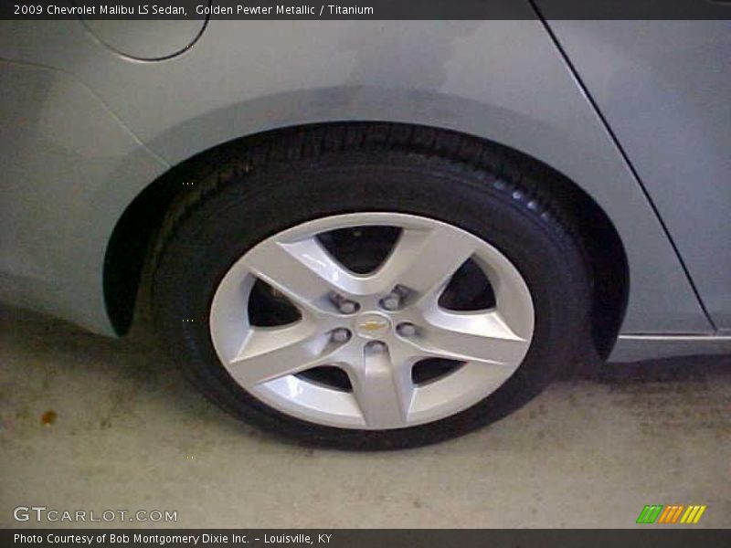 Golden Pewter Metallic / Titanium 2009 Chevrolet Malibu LS Sedan