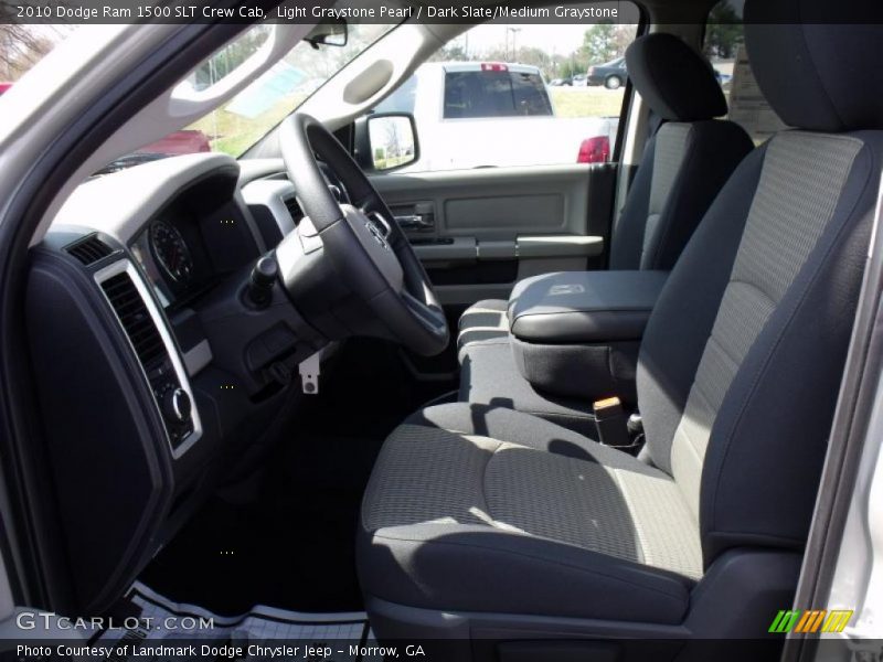 Light Graystone Pearl / Dark Slate/Medium Graystone 2010 Dodge Ram 1500 SLT Crew Cab