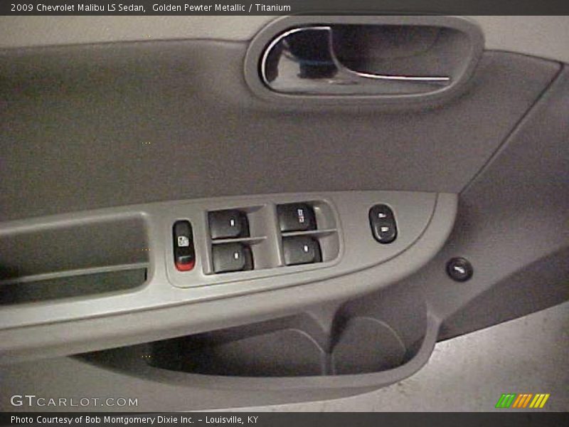 Golden Pewter Metallic / Titanium 2009 Chevrolet Malibu LS Sedan