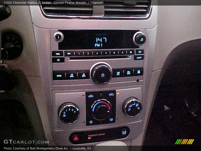 Golden Pewter Metallic / Titanium 2009 Chevrolet Malibu LS Sedan