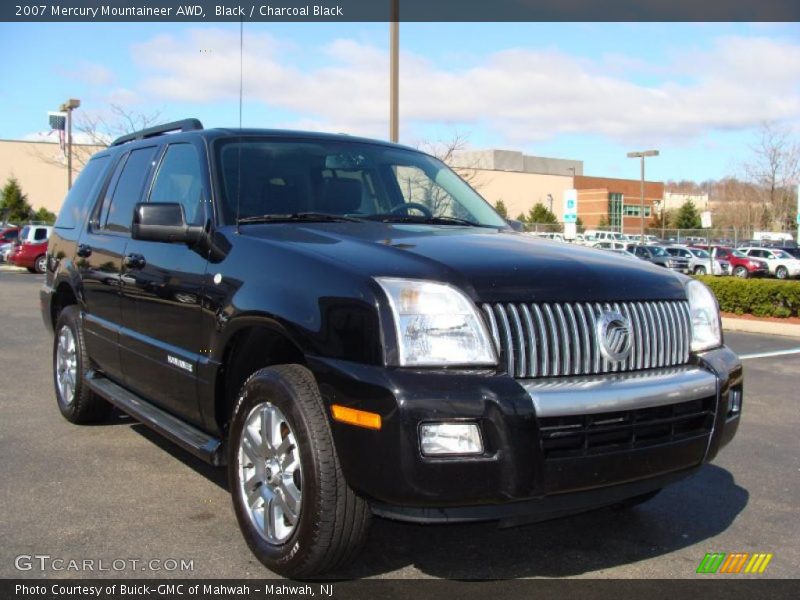 Black / Charcoal Black 2007 Mercury Mountaineer AWD