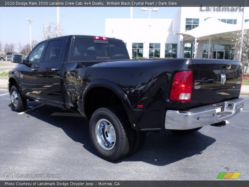 Brilliant Black Crystal Pearl / Dark Slate 2010 Dodge Ram 3500 Laramie Crew Cab 4x4 Dually