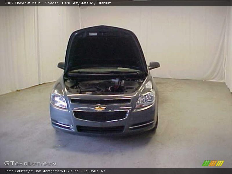 Dark Gray Metallic / Titanium 2009 Chevrolet Malibu LS Sedan