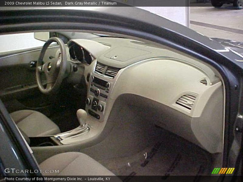 Dark Gray Metallic / Titanium 2009 Chevrolet Malibu LS Sedan