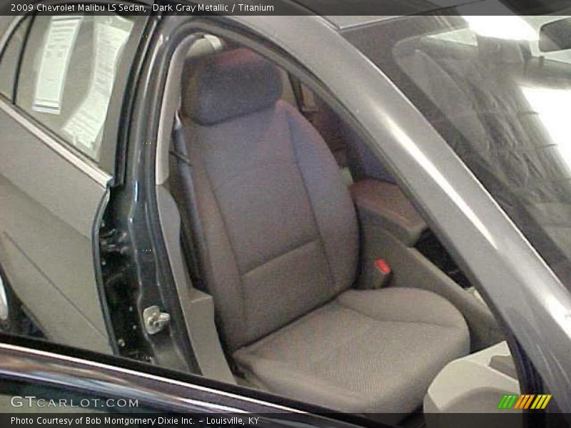 Dark Gray Metallic / Titanium 2009 Chevrolet Malibu LS Sedan