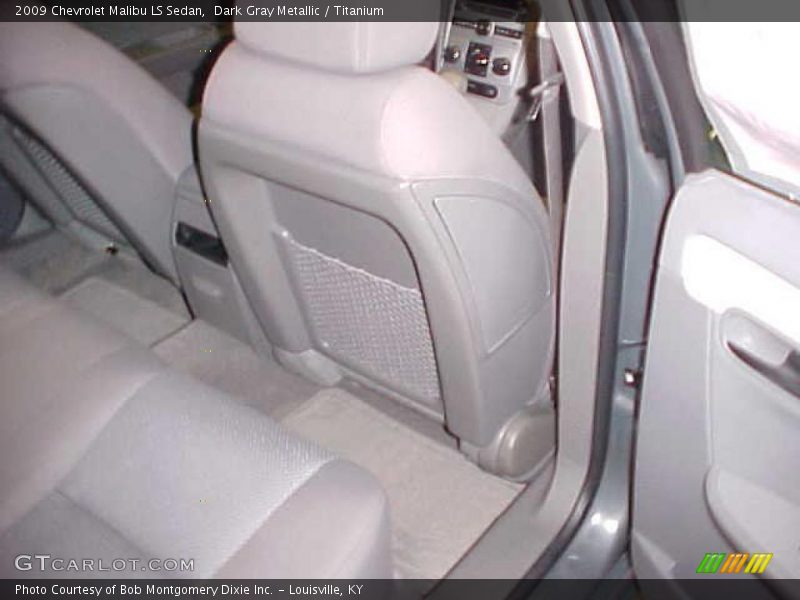 Dark Gray Metallic / Titanium 2009 Chevrolet Malibu LS Sedan