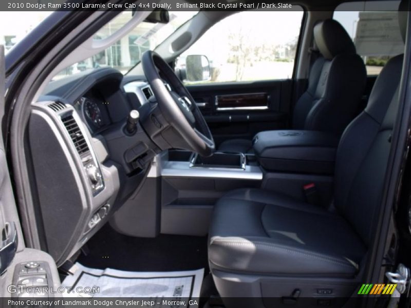 Brilliant Black Crystal Pearl / Dark Slate 2010 Dodge Ram 3500 Laramie Crew Cab 4x4 Dually