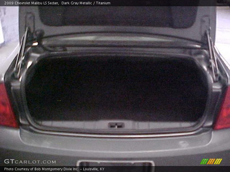 Dark Gray Metallic / Titanium 2009 Chevrolet Malibu LS Sedan