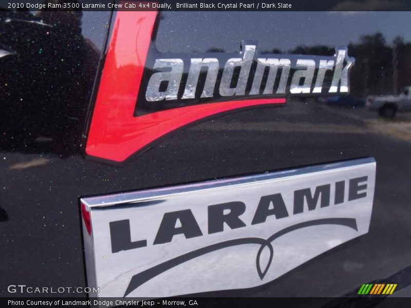 Brilliant Black Crystal Pearl / Dark Slate 2010 Dodge Ram 3500 Laramie Crew Cab 4x4 Dually
