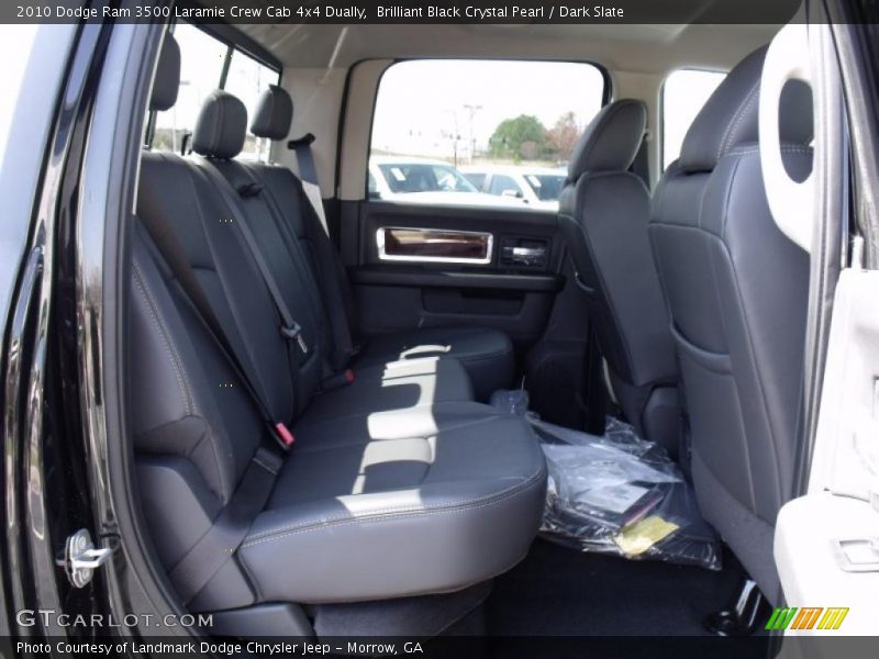 Brilliant Black Crystal Pearl / Dark Slate 2010 Dodge Ram 3500 Laramie Crew Cab 4x4 Dually