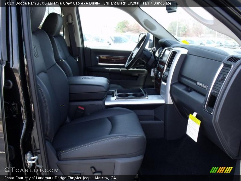 Brilliant Black Crystal Pearl / Dark Slate 2010 Dodge Ram 3500 Laramie Crew Cab 4x4 Dually
