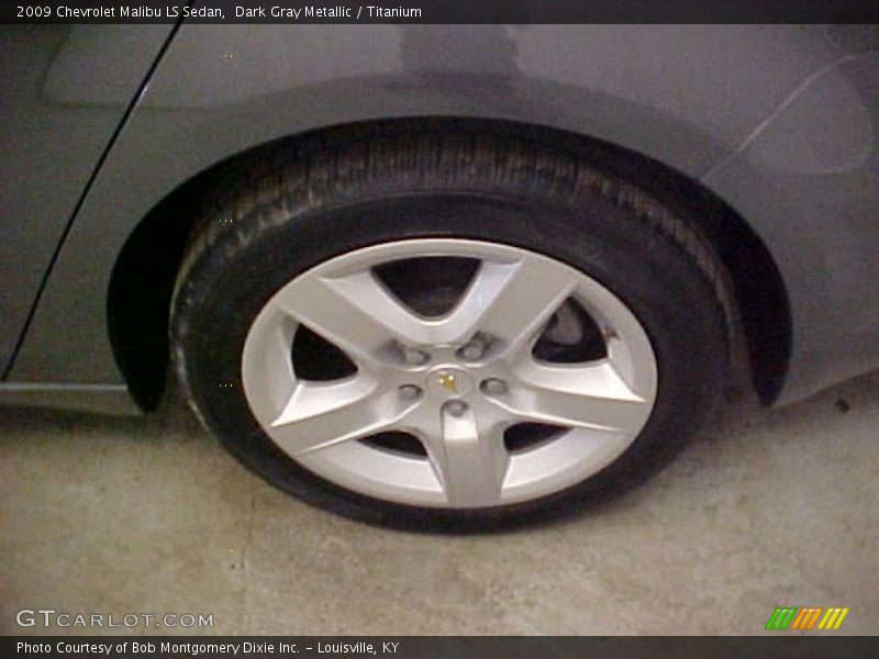 Dark Gray Metallic / Titanium 2009 Chevrolet Malibu LS Sedan