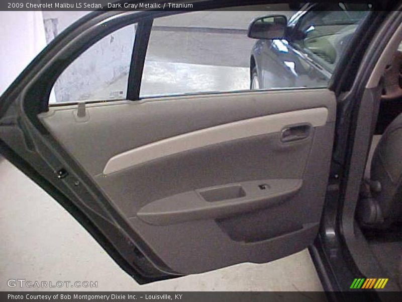 Dark Gray Metallic / Titanium 2009 Chevrolet Malibu LS Sedan