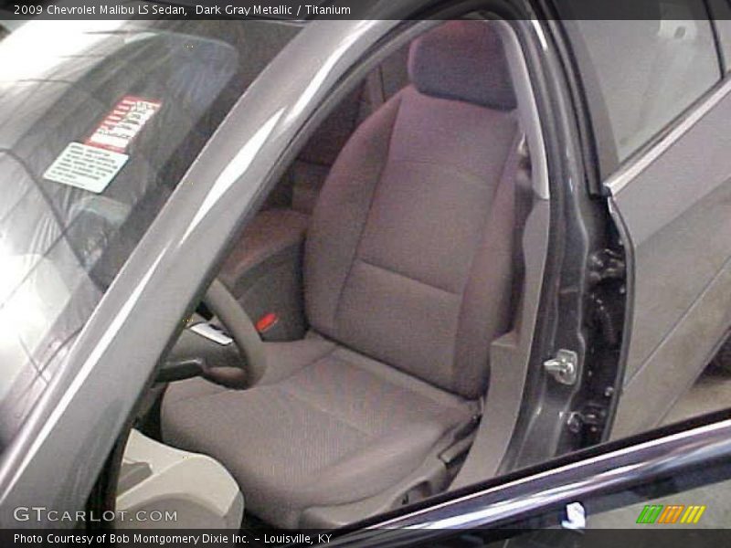 Dark Gray Metallic / Titanium 2009 Chevrolet Malibu LS Sedan