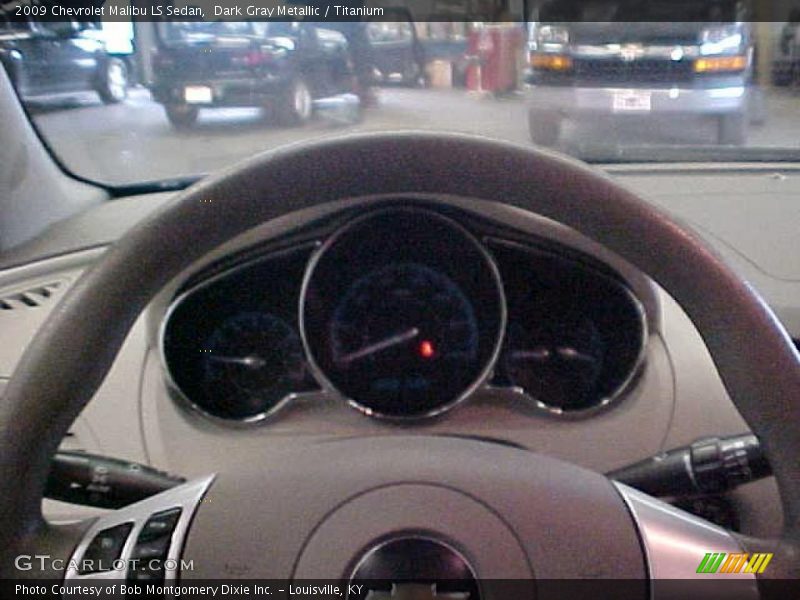 Dark Gray Metallic / Titanium 2009 Chevrolet Malibu LS Sedan